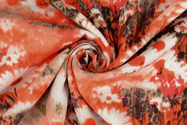 100% Viscose Daisy Oranje 100% Viscose Daisy Oranje
