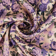 100% Viscose Yara Flowers Lilac