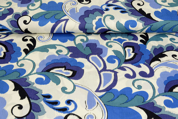 100% Viscose Balusa  Blauw
