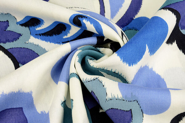 100% Viscose Balusa  Blauw