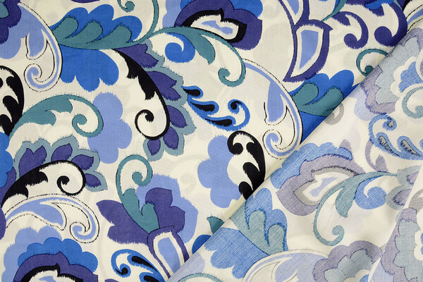 100% Viscose Balusa  Blauw