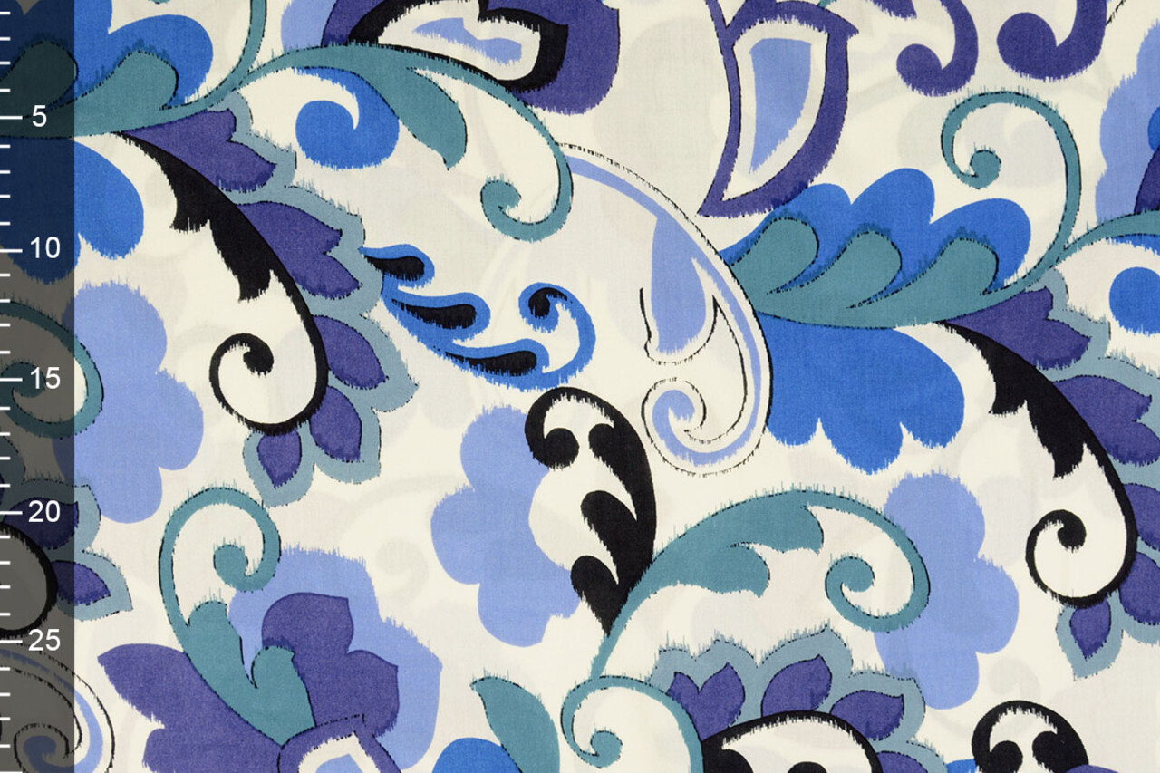 100% Viscose Balusa Blue