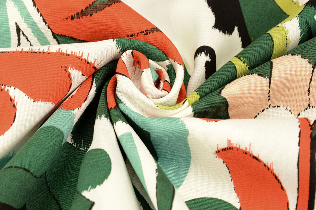 100% Viscose Balusa Green