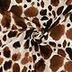 100% Viscose Swati Spots Brown