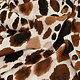 100% Viscose Swati Spots Brown