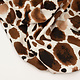 100% Viscose Swati Spots Brown