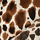 100% Viscose Swati Spots Brown