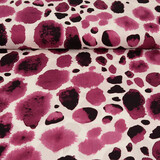 100% Viscosa Swati Macchie Fucsia