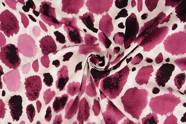 100% Viscosa Swati Manchas Fucsia