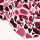 100% Viscose Swati Spots Fuchsia