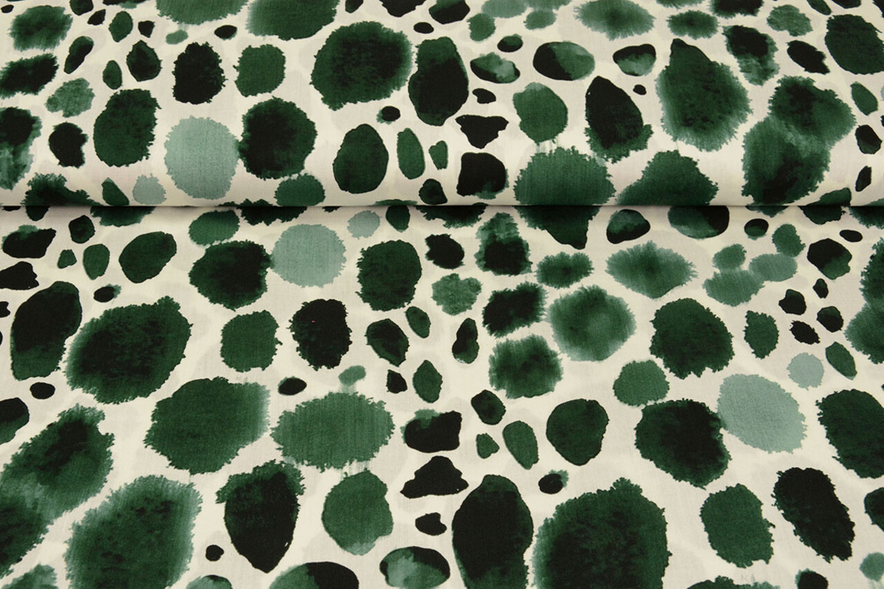 100% Viscose Swati Spots Bottle Green 100% Viscose Swati Spots Bottle Green