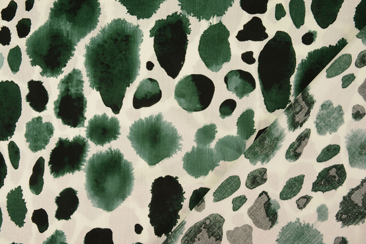 100% Viscose Swati Spots Bottle Green 100% Viscose Swati Spots Bottle Green