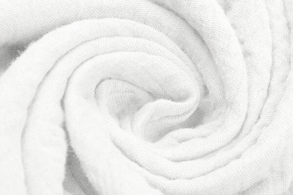 Oeko-Tex®  Baumwoll Musselin Stoff Weiß Oeko-Tex®  Baumwoll Musselin Stoff Weiß