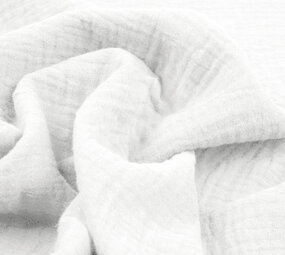 Oeko-Tex®  Hydrofiel Stof  Wit Oeko-Tex®  Hydrofiel Stof  Wit