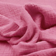 Oeko-Tex®  Double Gauze Fabric Fuchsia Pink