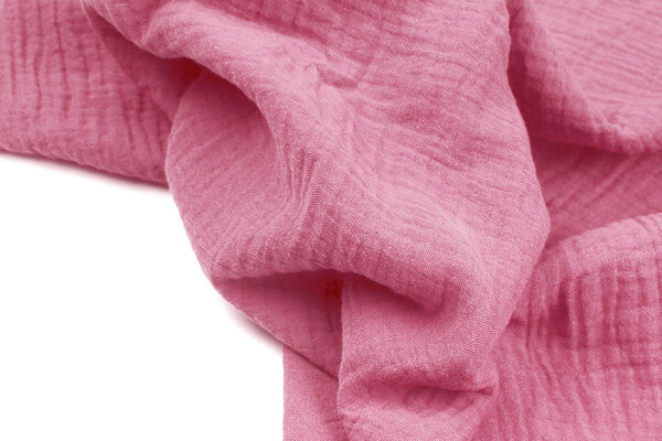 Oeko-Tex®  Double Gauze Fabric Fuchsia Pink