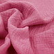 Oeko-Tex®  Double Gauze Fabric Fuchsia Pink