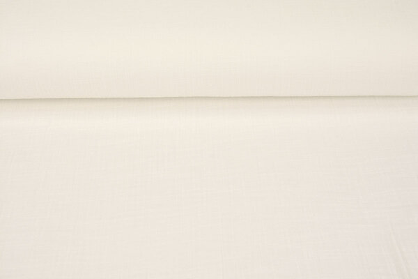 Oeko-Tex® Muselina Linnenstructuur Blanco Oeko-Tex® Muselina Linnenstructuur Blanco