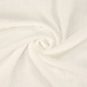 Oeko-Tex®  Baumwoll Musselin Leinenstruktur Weiß