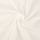 Oeko-Tex®  Double Gauze Fabric Linen Structure White