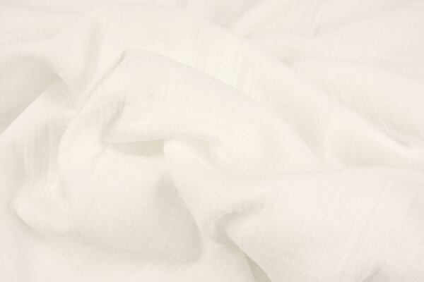 Oeko-Tex®  Double Gauze Fabric Linen Structure White Oeko-Tex®  Double Gauze Fabric Linen Structure White