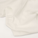 Oeko-Tex®  Coton Double Gaze Texture Lin Blanc