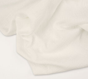 Oeko-Tex®  Double Gauze Fabric Linen Structure White Oeko-Tex®  Double Gauze Fabric Linen Structure White