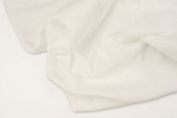 Oeko-Tex® Hydrofiel Linnenstructuur Wit Oeko-Tex® Hydrofiel Linnenstructuur Wit