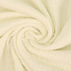 Oeko-Tex®  Double Gauze Fabric Linen Structure Creme