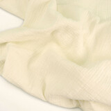 Oeko-Tex®  Double Gauze Fabric Linen Structure Creme Oeko-Tex®  Double Gauze Fabric Linen Structure Creme