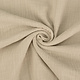 Oeko-Tex®  Double Gauze Fabric Linen Structure Beige