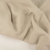 Oeko-Tex® Baumwoll Musselin Leinenstruktur Beige Oeko-Tex® Baumwoll Musselin Leinenstruktur Beige