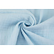 Oeko-Tex®  Coton Double Gaze Texture Lin Bleu Layette