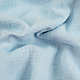 Oeko-Tex®  Double Gauze Fabric Linen Structure Baby Blue