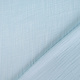 Oeko-Tex®  Double Gauze Fabric Linen Structure Baby Blue