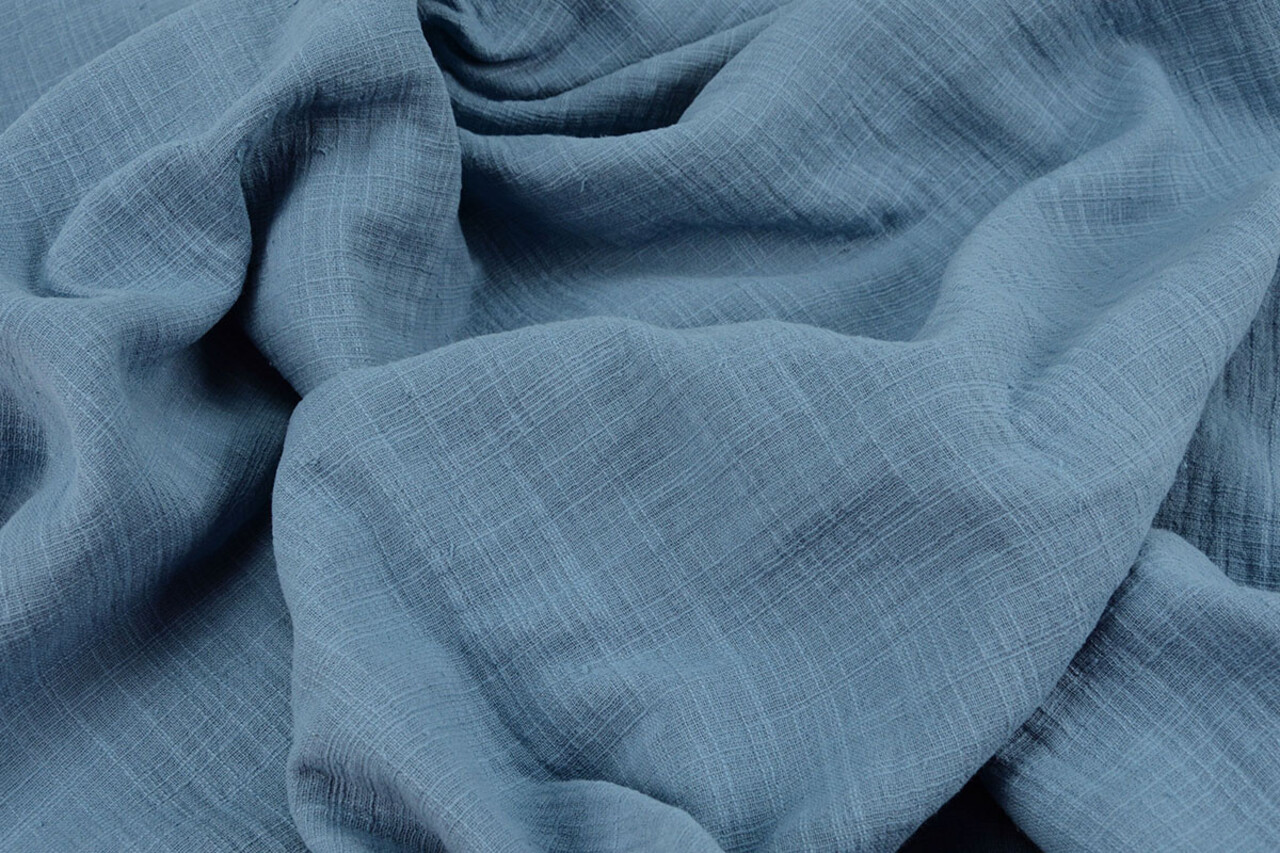Oeko-Tex® Muselina Linnenstructuur Denim Oeko-Tex® Muselina Linnenstructuur Denim