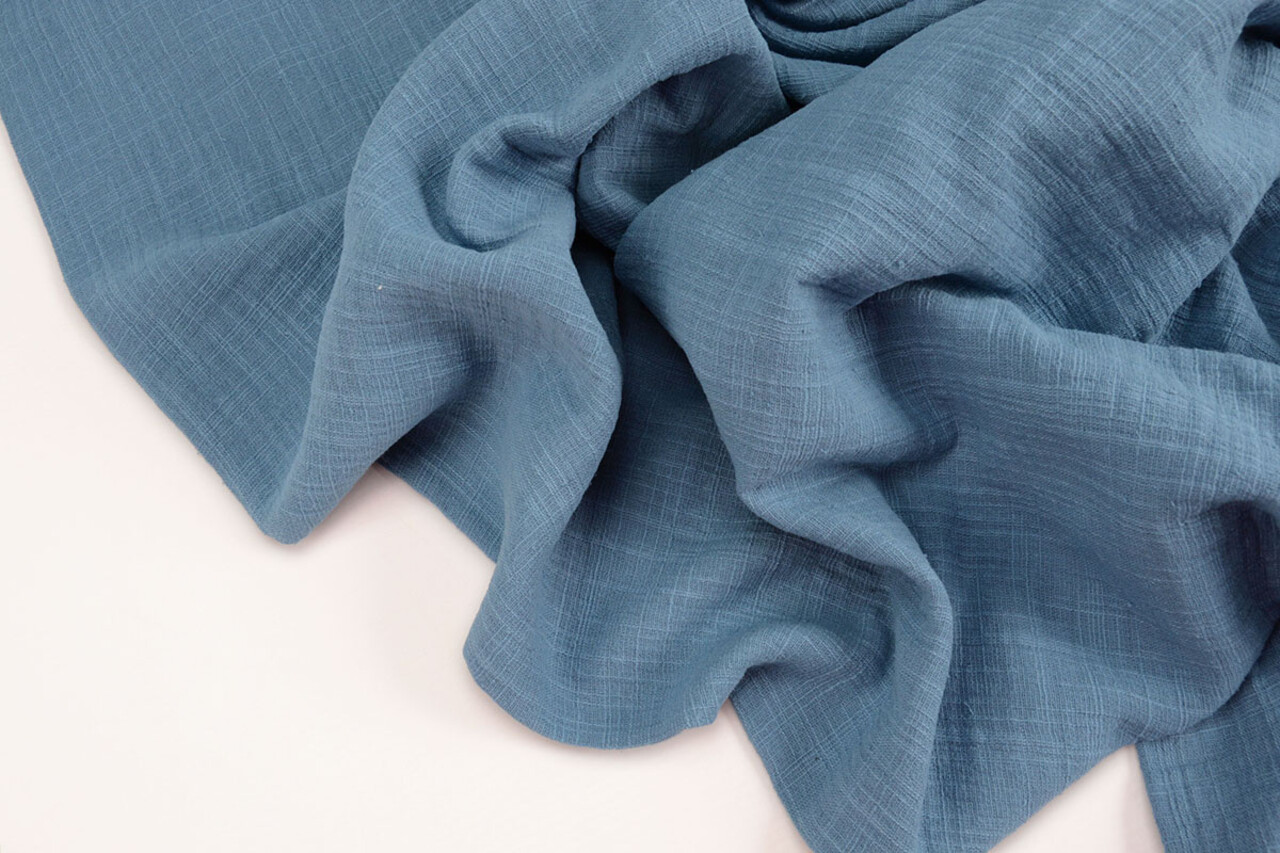 Oeko-Tex®  Double Gauze Fabric Linen Structure Jeans