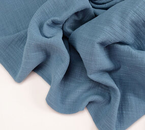 Oeko-Tex®  Double Gauze Fabric Linen Structure Jeans Oeko-Tex®  Double Gauze Fabric Linen Structure Jeans