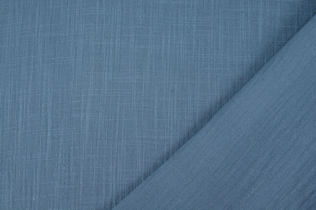 Oeko-Tex® Baumwoll Musselin Leinenstruktur Jeans Oeko-Tex® Baumwoll Musselin Leinenstruktur Jeans