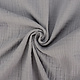 Oeko-Tex®  Double Gauze Fabric Linen Structure Grey