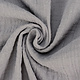 Oeko-Tex®  Double Gauze Fabric Linen Structure Grey