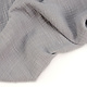 Oeko-Tex®  Double Gauze Fabric Linen Structure Grey