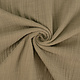 Oeko-Tex®  Double Gauze Fabric Linen Structure Sand