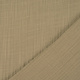 Oeko-Tex®  Double Gauze Fabric Linen Structure Sand