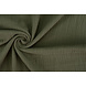 Oeko-Tex® Mussola Texture Lino Verde Army Oeko-Tex® Mussola Texture Lino Verde Army