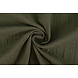 Oeko-Tex® Mussola Texture Lino Verde Army Oeko-Tex® Mussola Texture Lino Verde Army