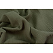Oeko-Tex® Mussola Texture Lino Verde Army Oeko-Tex® Mussola Texture Lino Verde Army