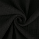 Oeko-Tex®  Double Gauze Fabric Linen Structure Black