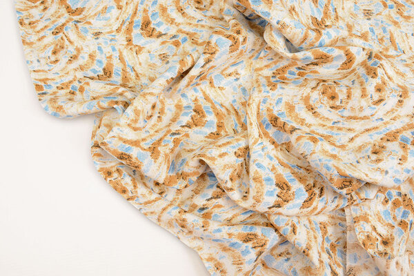 100% Viscose Xiporo Sand Blue