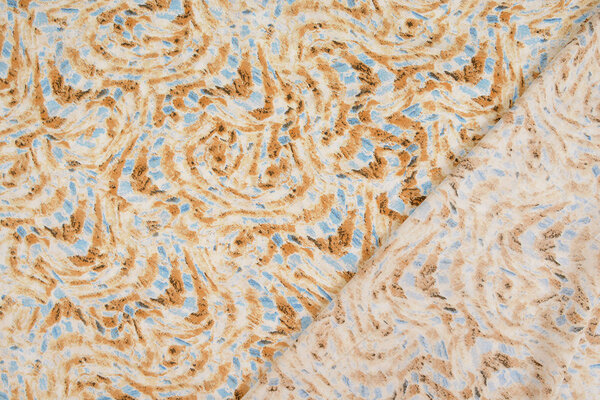 100% Viscose Xiporo Sand Blue